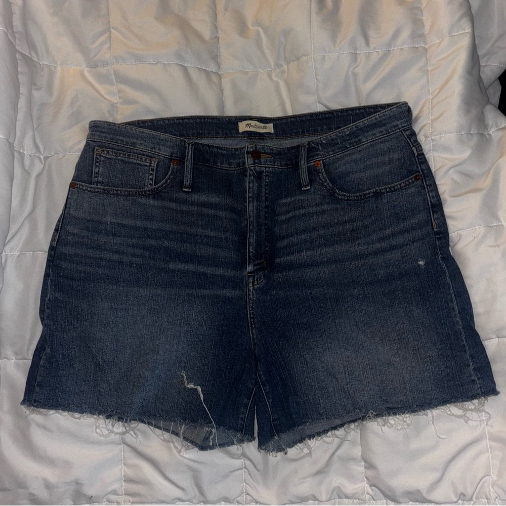 Madewell High Rise Denim Shorts size 34